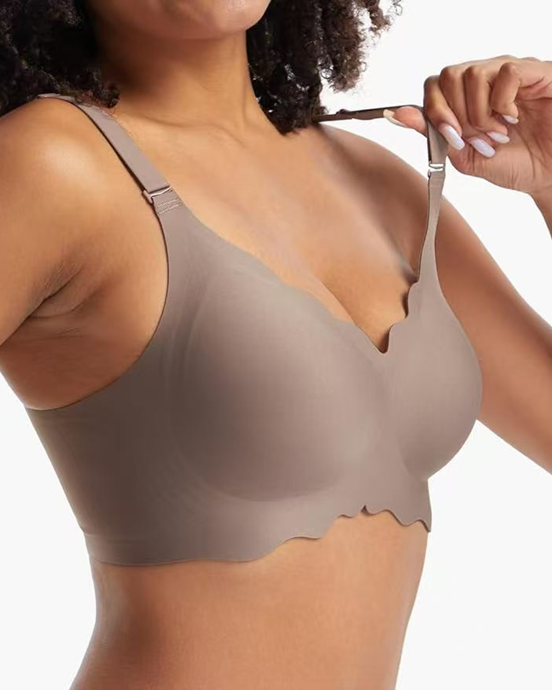 Wave-Shaped Jelly Seamless Bra Wire-Free Bra