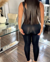 Slimming Open Bust Jumpsuit Bodyshaper