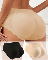 Stretchy Breathable Padded Hip Enhancer Thong Underwear