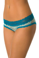 Aqua Lace Hipster Panty