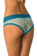 Aqua Lace Hipster Panty