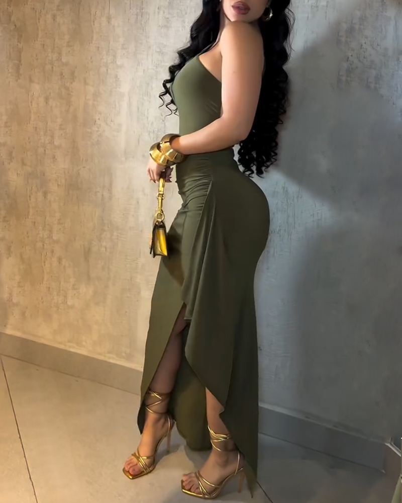 Backless Fitted Dress