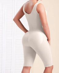 Women Tummy Control Fajas Front Closure Side Zipper Full Body Shaper Postpartum Bodysuit