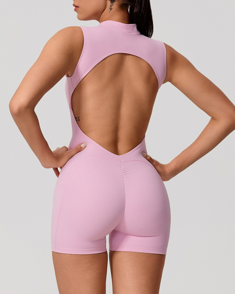 Women's Sexy Backless Sleeveless Jumpsuit