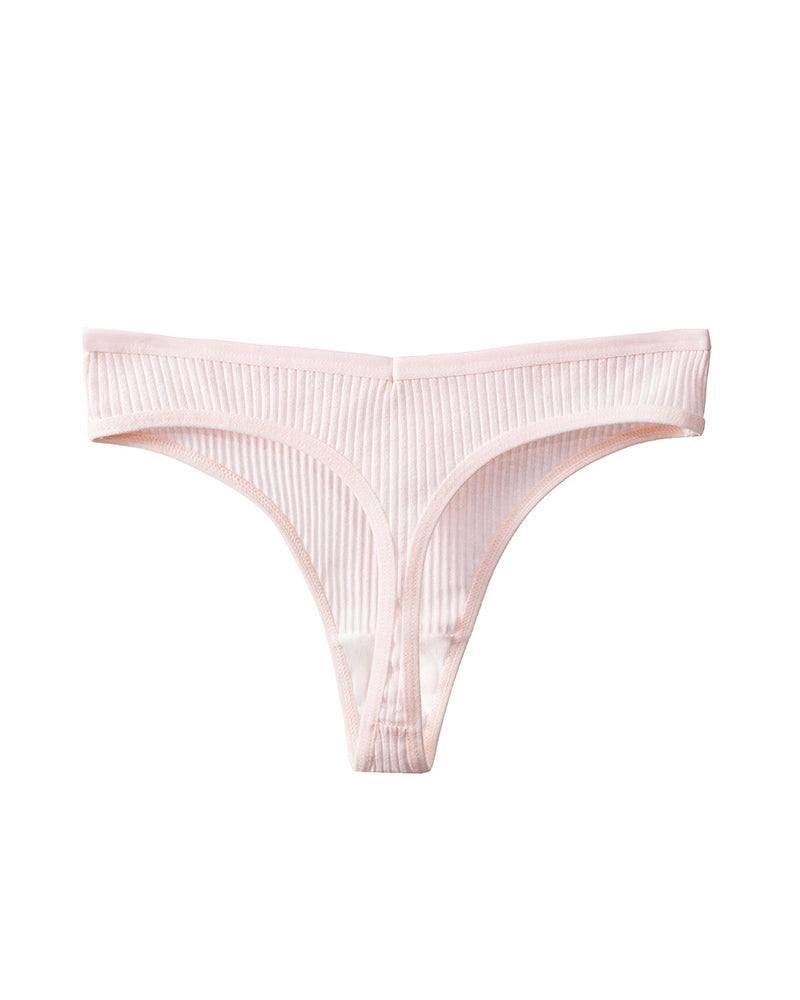 Cotton Crotch High Elastic Low Waist Simple Breathable Underwear