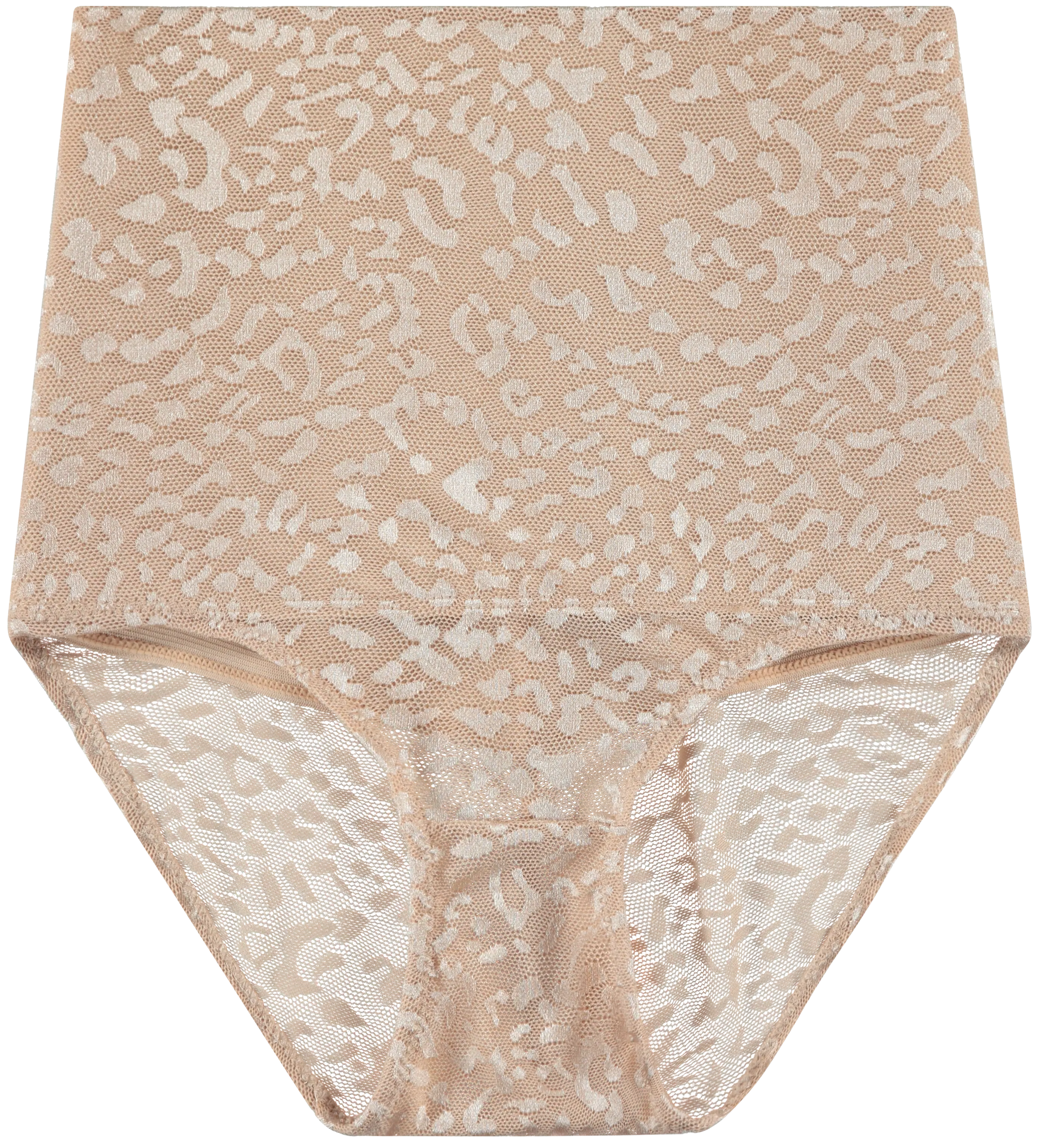 Wild Elegance : Designer Duo of Nude Leopard Print Shaper Panties - Breathable Firm Control