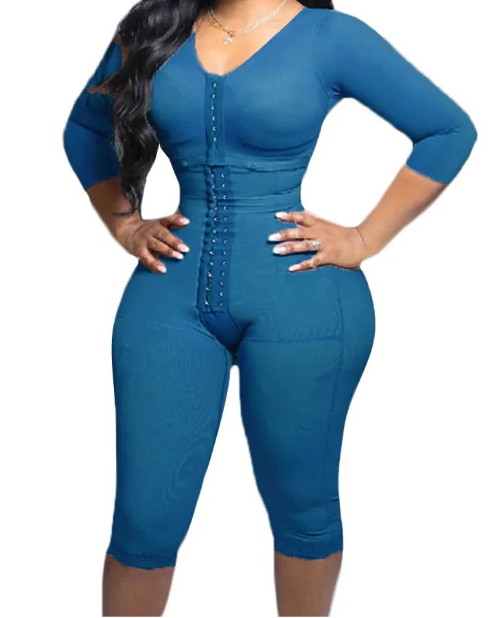 Full Body Support Arm Compression Shrink Your Waist With Built In Bra
