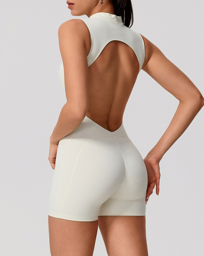 Women's Sexy Backless Sleeveless Jumpsuit