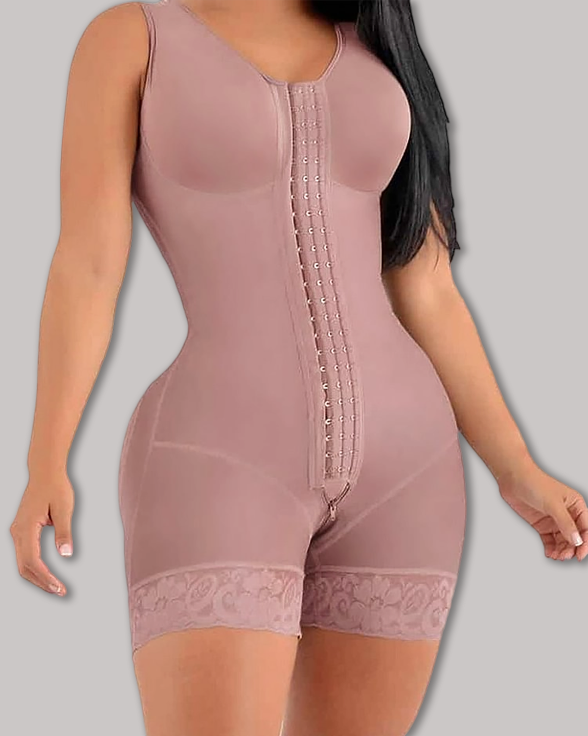 High Compression Short Girdle With Brooches Bust Girdle With Bust For Daily And Post-surgical Use