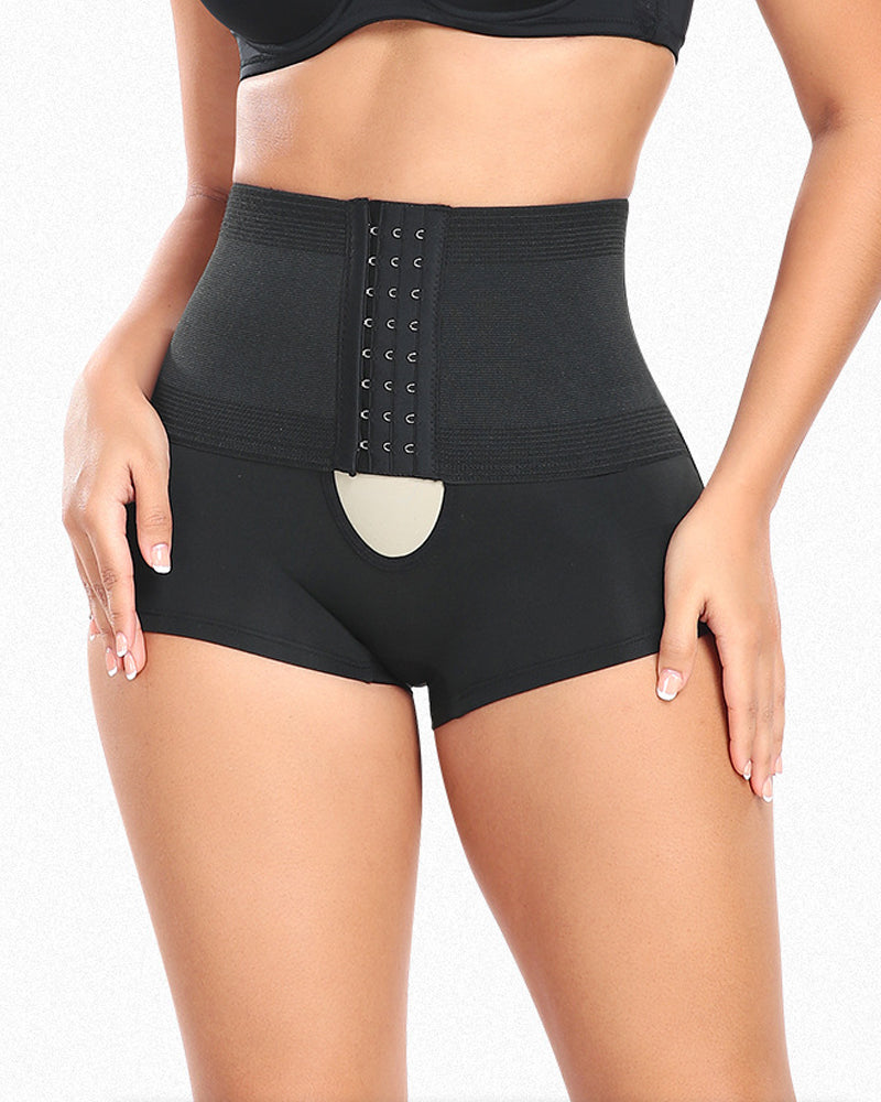 Adjustable High Waisted Shorts