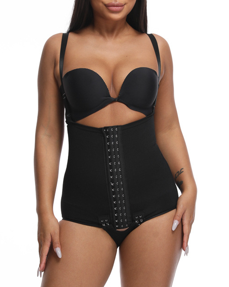 Waist-Cinching Hip-Lifting Bodysuit
