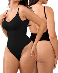 Hip-Lifting Seamless Thong Bodysuit