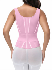 Adjustable Strap High Compression Shaper Vest With Built In Cups