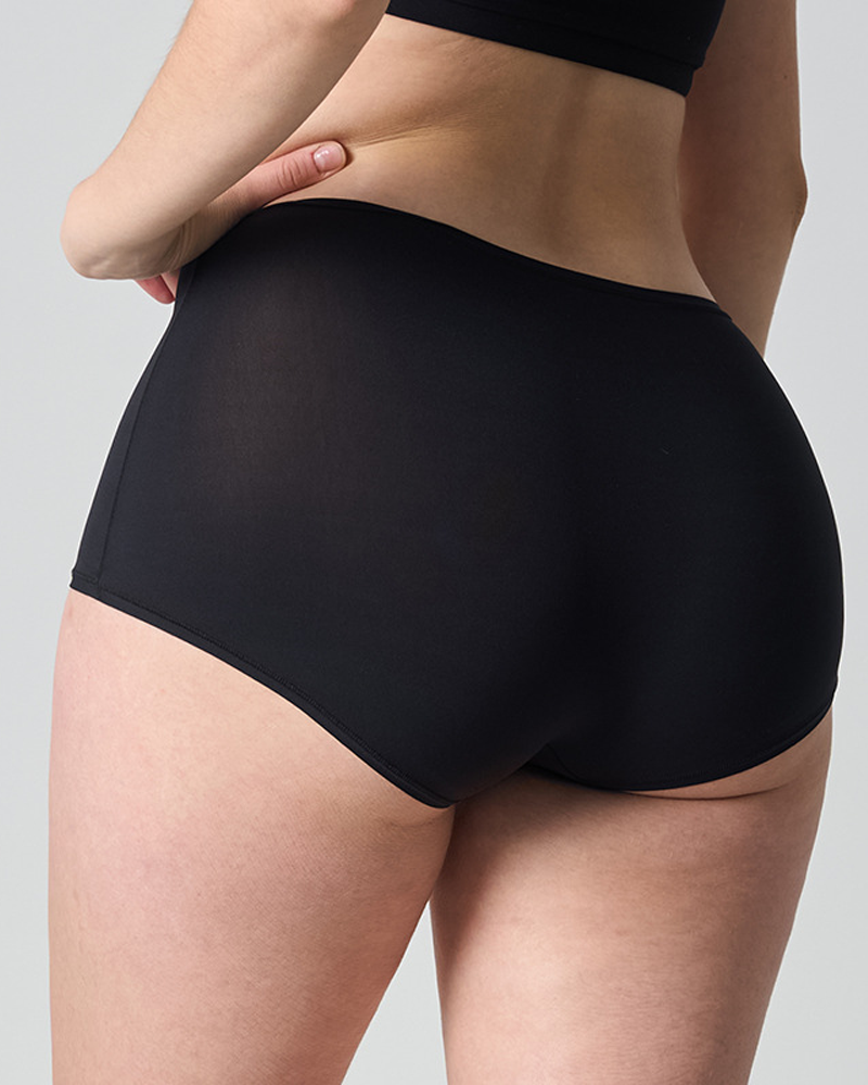 High Stretch Naked Feeling Antibacterial Mid-Waist Sports Boxer Briefs