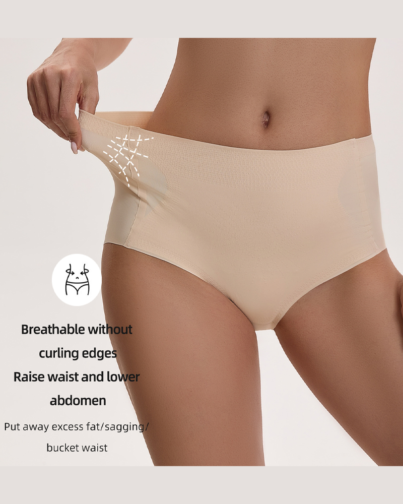 Seamless High-Waist Butt Lifter Panty with Removable Hip Pads