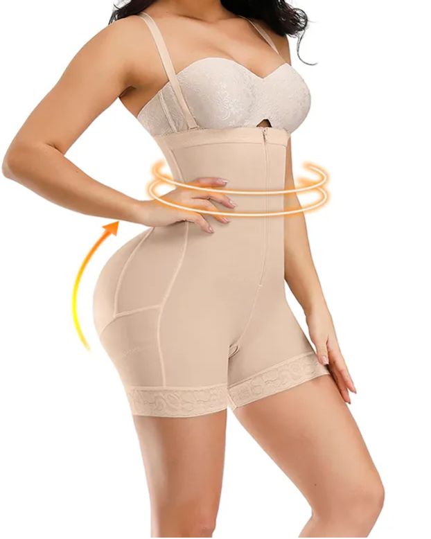 Corset Tummy Control Panties Shapewear For Women Tummy Control Fajas Body Shaper Zipper Open Bust Bodysuit