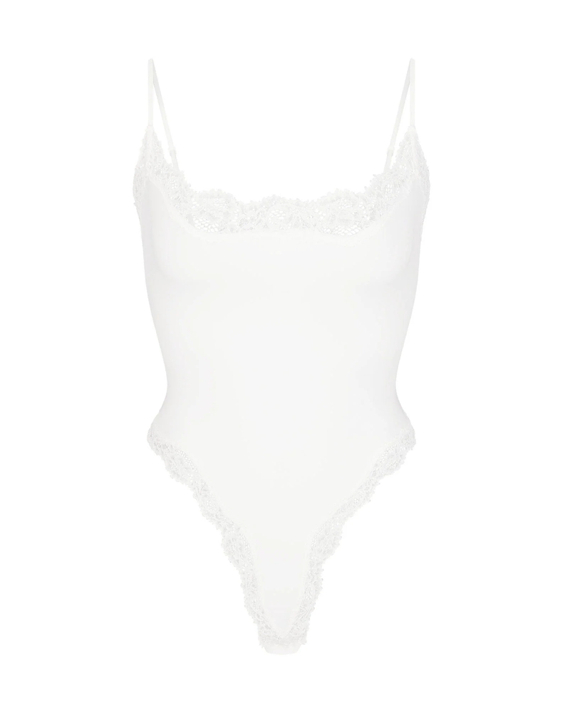 Sexy Halter-Neck Lace Bodysuit