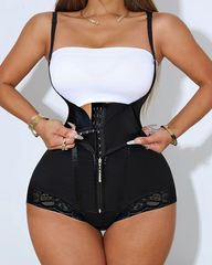 Double Layer High Waist Zipper Shapewear