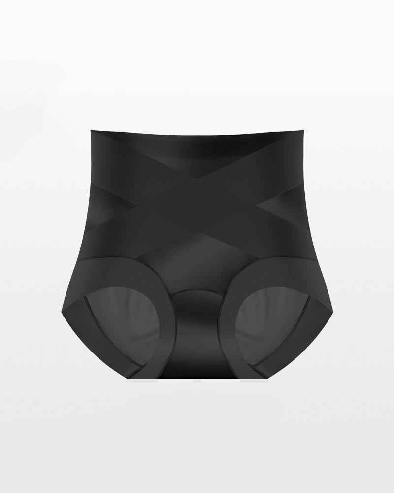 High Waist Strong Tummy Control Ice Silk Seamless Underwear