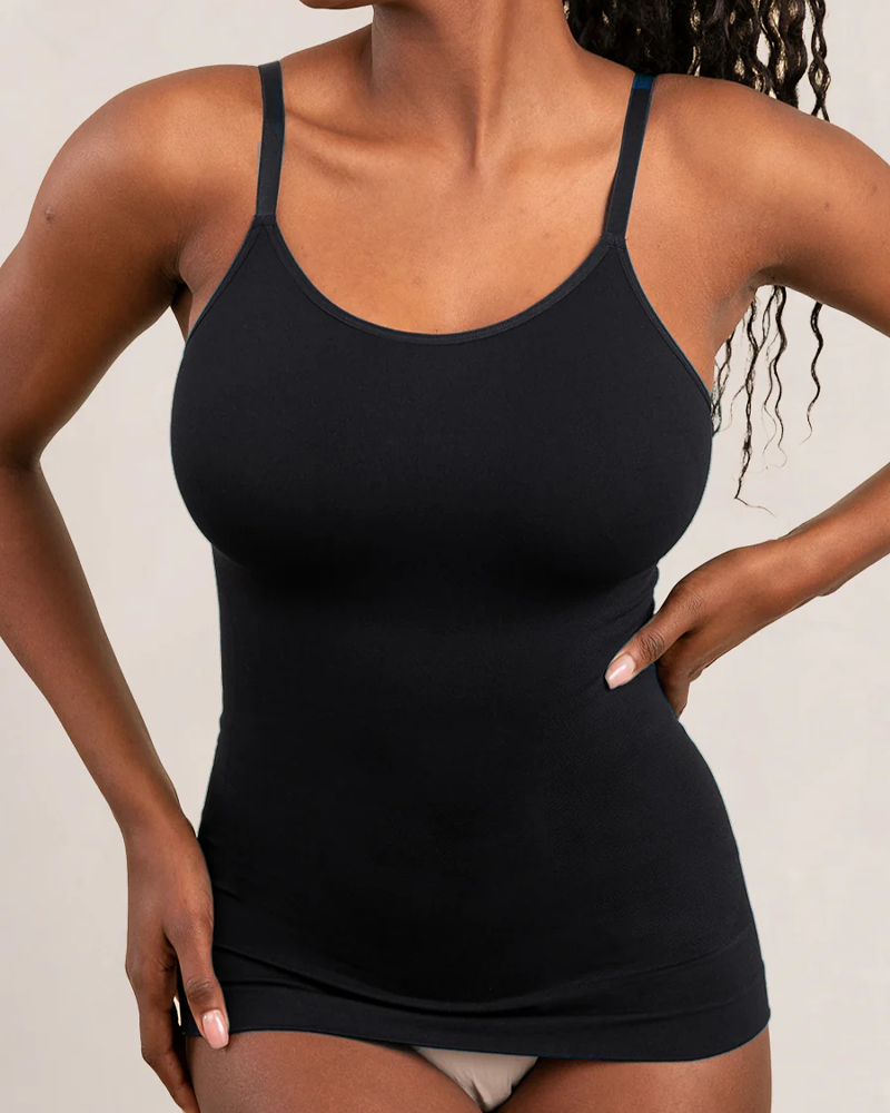 Seamless Breathable Crew Neck Tummy Control Shaping Camisole
