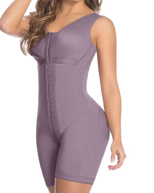 Women's Tummy Control Shapewear High Compression Faja Bodysuit Postpartum