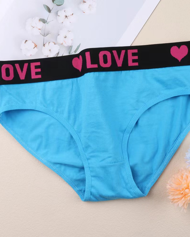 Soft Comfortable Stylish Sports Letter Underwear