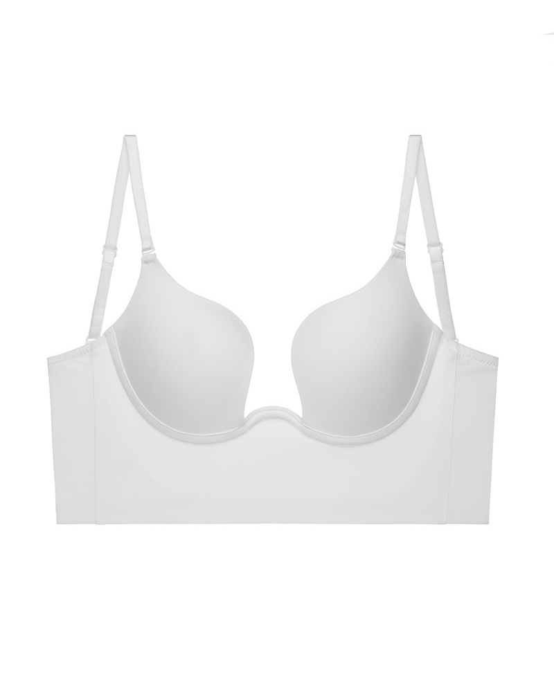 Seamless U-Shaped Backless Bra For Small Busts Providing Support And Preventing Sagging