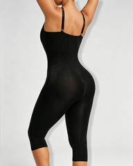 Seamless Tummy & Waist Control Knee-Length Bodysuit with Butt Lifter