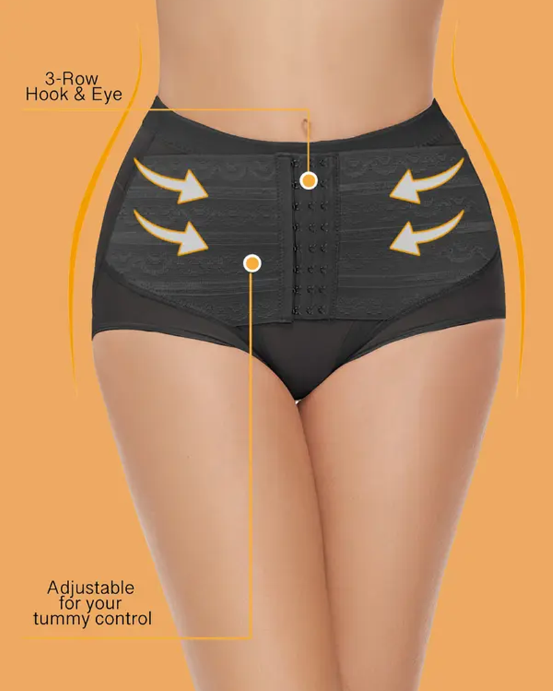 Double-Layer Tummy-Control High-Waisted Shaping Underwear