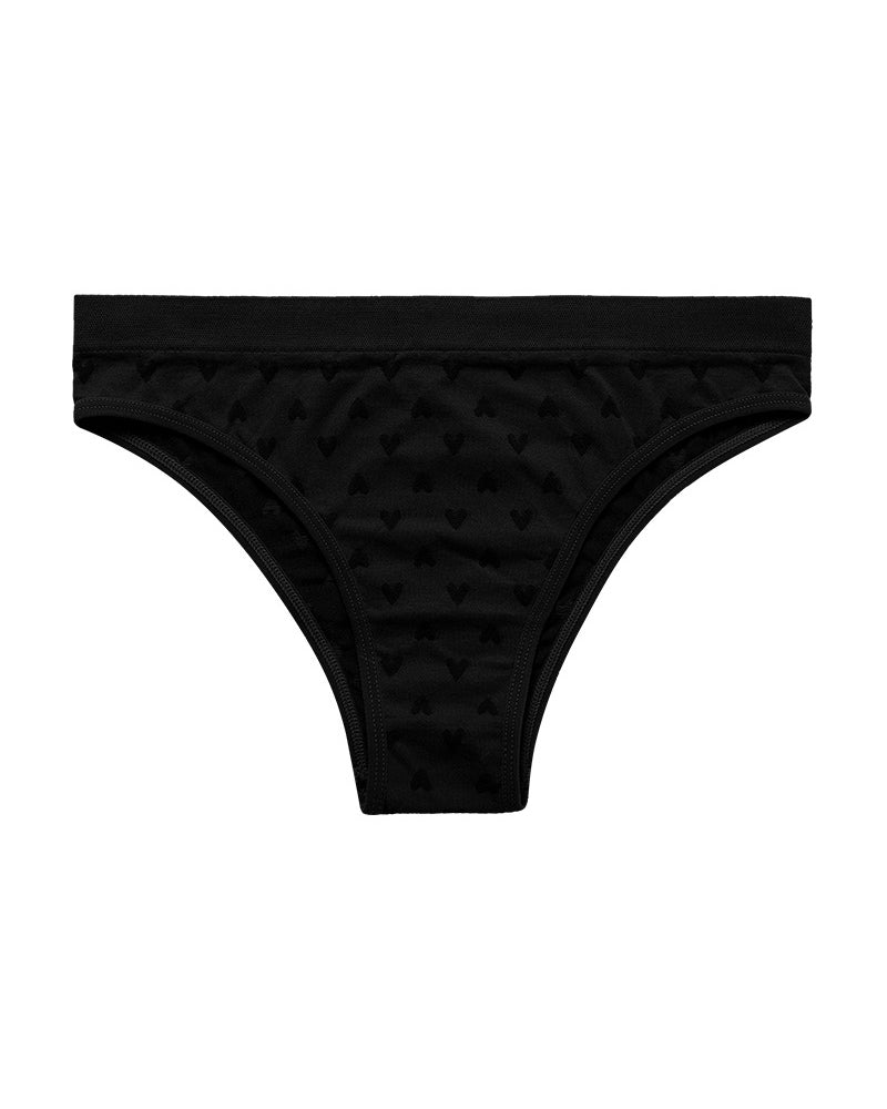 Sexy Simple Printed Cotton Crotch Briefs