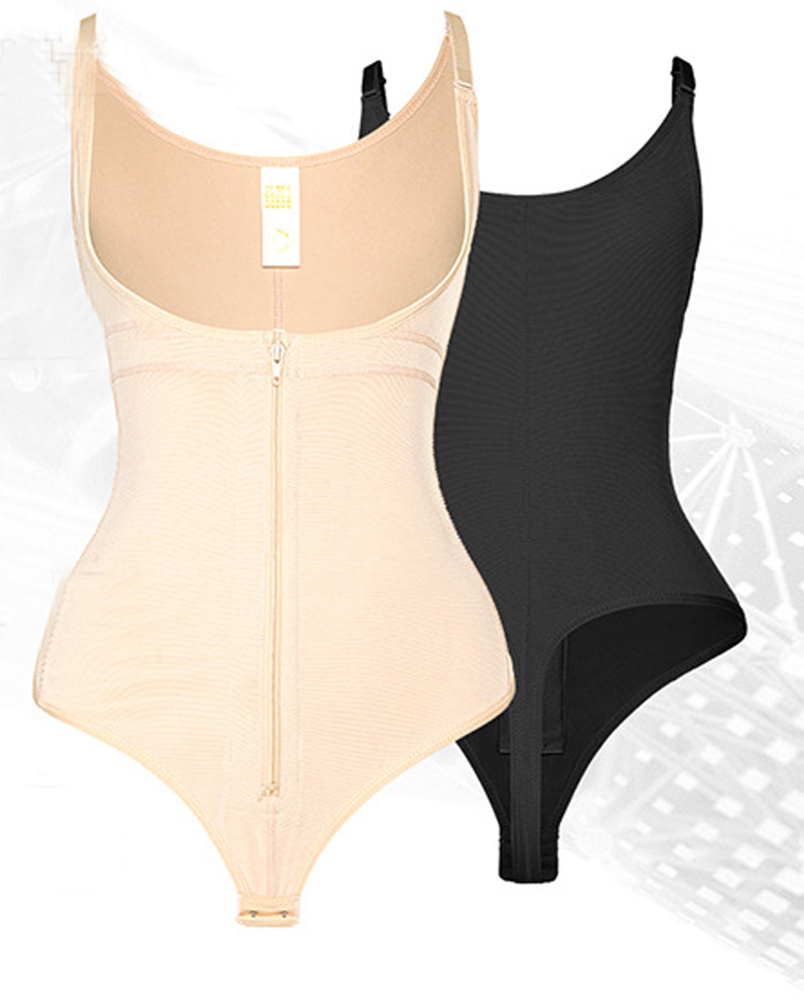 One-Piece Waist-Cinching Triangle-Breasted Body-Shaping Suit