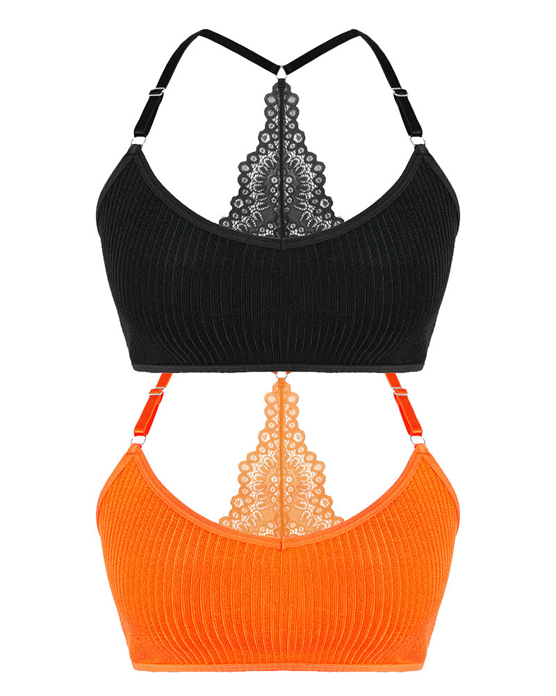 Adjustable Bra Vest With Double Shoulder Straps