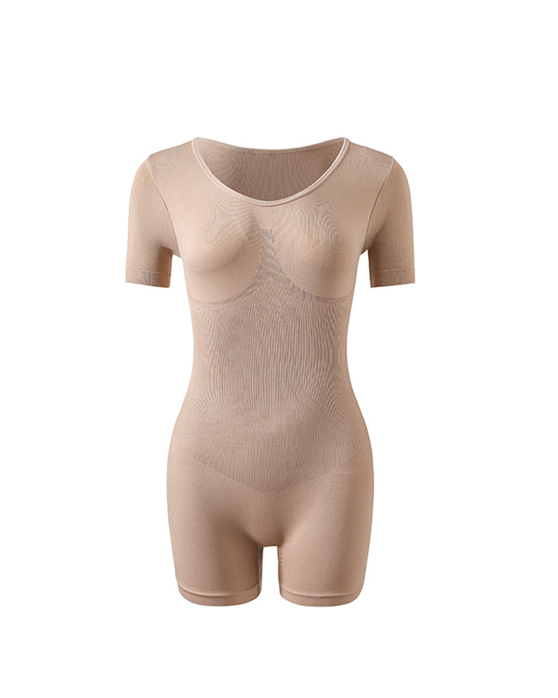 Tummy Control Butt Lifter High Waist Shaping Boyshort Bodysuit