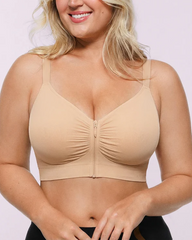 Comfy Lift Front Zipper Wire-Free Bra
