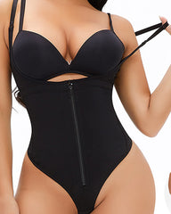 One-Piece Waist-Cinching Triangle-Breasted Body-Shaping Suit