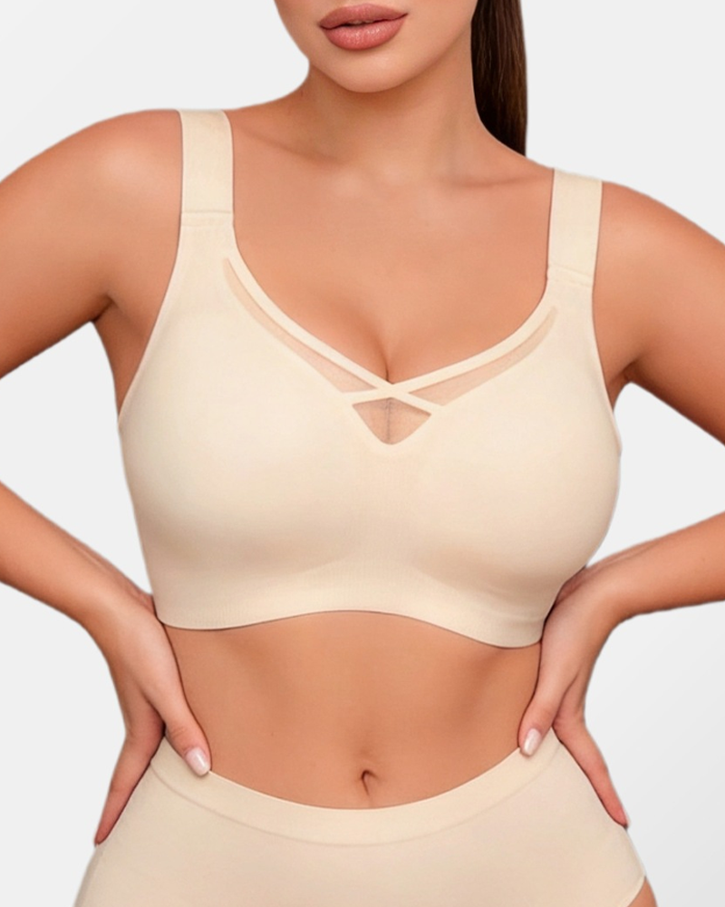 Seamless Comfortable Mesh Bra