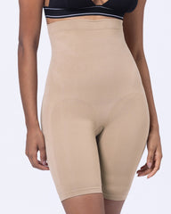 Seamless Tummy-Controlling Butt-Lifting and Body-Sculpting Shorts with High Stretch