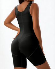 Tummy Control Open-Bust Hook-And-Eye Full Body Shaper