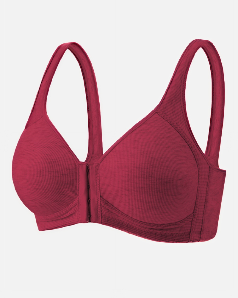 Adjustable Front Closure Push Up Bra