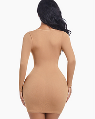 Seamless One-Piece Dress For Lifting Shaping And Tummy Control