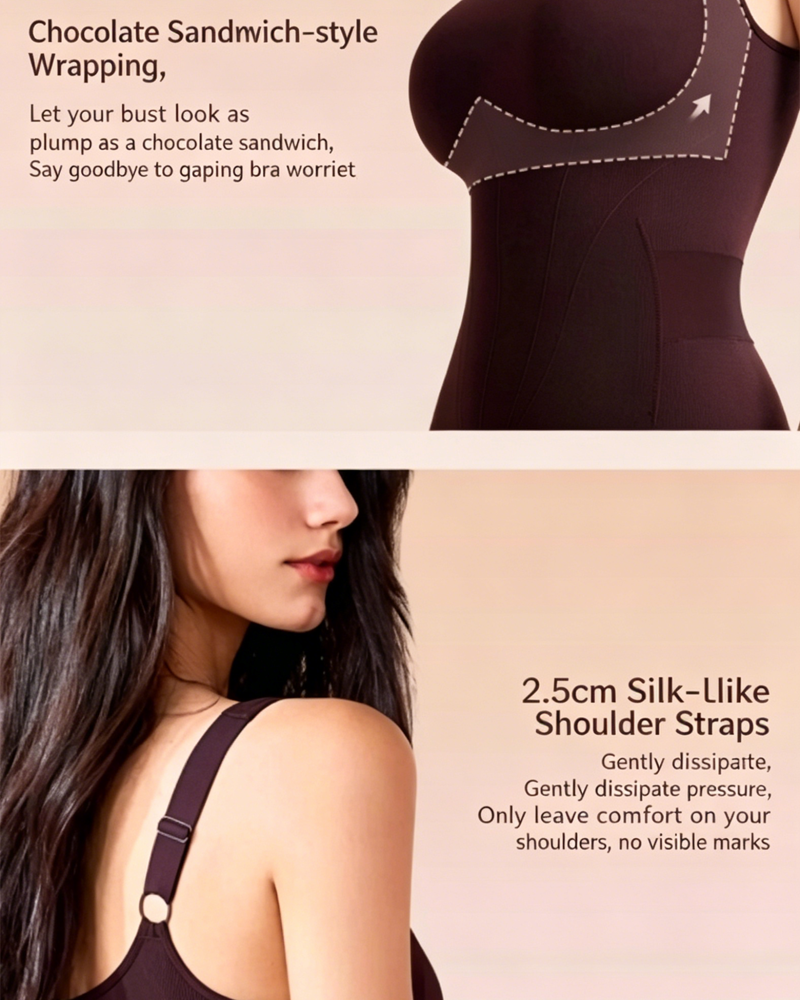 Open-Back Tummy Control Butt Lifter Shaping Bodysuit