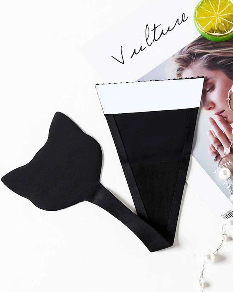 Sexy Reusable Silicone Self-Adhesive T-Back Panties