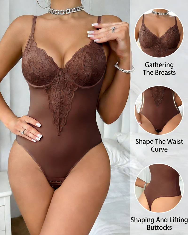 Sexy Lace Push-Up Bodysuit