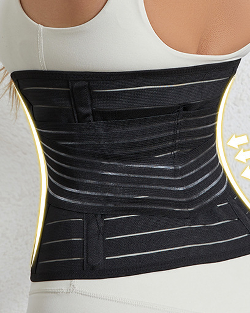 Cross Compression Waist Trainer Belt