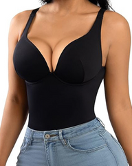 Tummy-Flattening Hip-Lifting Bodysuit