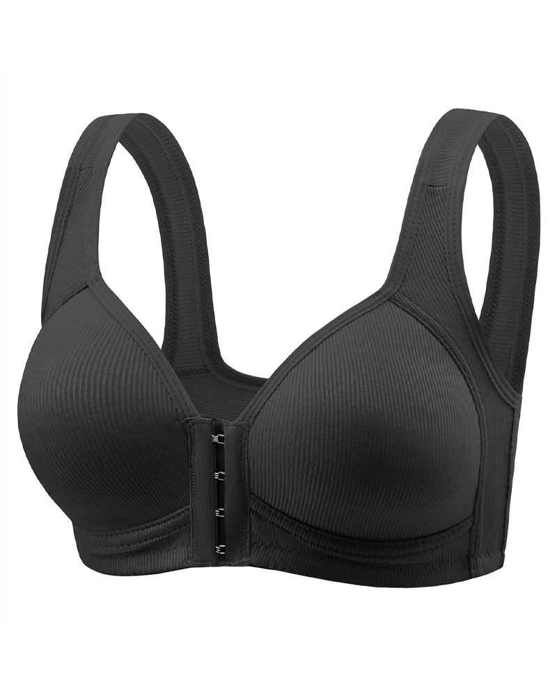 Adjustable Front Closure Push Up Bra