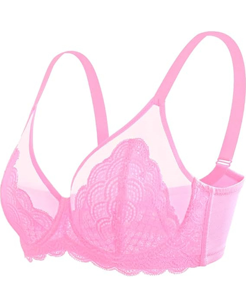 Sheer Lace Mesh Bra