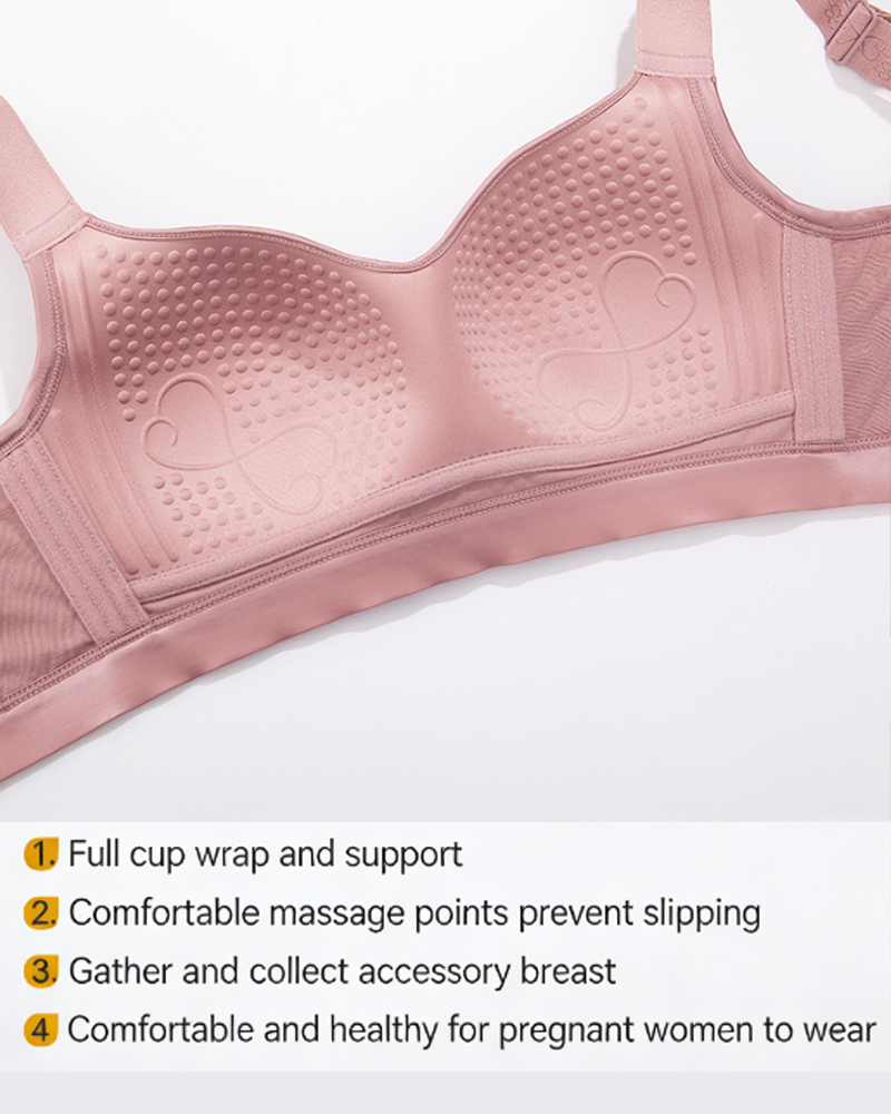 Wire-Free Push-Up Bra That Supports Underarm Fat And Prevents Sagging