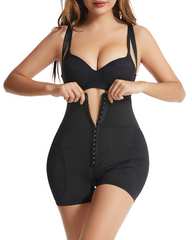 Tummy Control Waist Shaping And Hip Shaping Shorts With Sponge Padding And Shoulder Straps