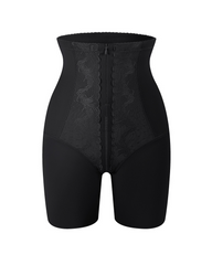 Tummy Control High Waist Shapewear With Zipper And Hook Closure